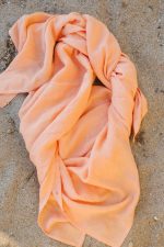 Neko Jaquard Muslin Blanket - Light Orange