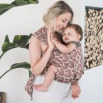 Neko Half Buckle Toddler Size Carrier - Mocha (Linen)