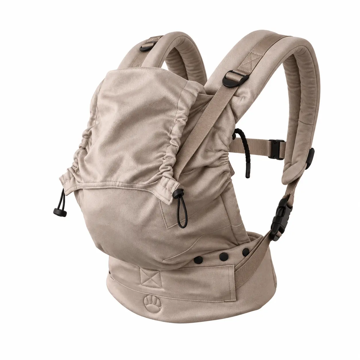 Bej Bebek Kangurusunun Detaylı Stüdyo Çekimi Neko Switch Baby Size Carrier - Pebble - Image 1