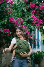 Neko Half Buckle Baby Size Carrier- Matcha - Image 2