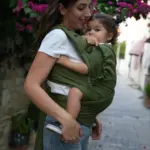 Neko Half Buckle Baby Size Carrier- Matcha