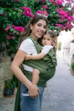 Neko Half Buckle Baby Size Carrier- Matcha - Image 4